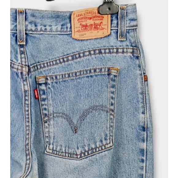 Levi's 550 SZ 14S Y2K 2004 Women's Classic Relaxed Taper Denim Jeans - Picture 7 of 8